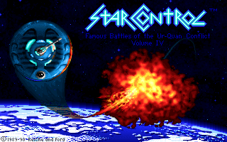 Star Control 1 Title Screen