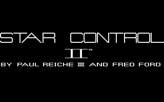 Star Control 2 Title Screen