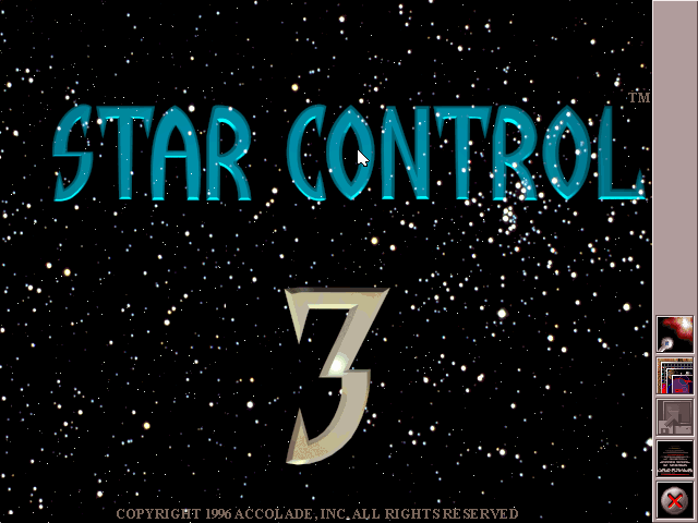 Star Control 3 Title Screen